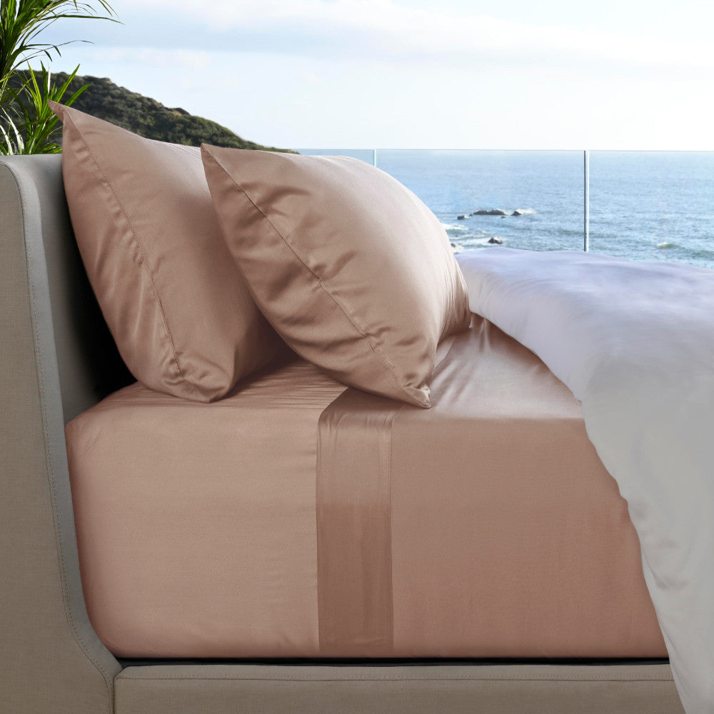 Cariloha Resort Blush Bamboo Sheet Set