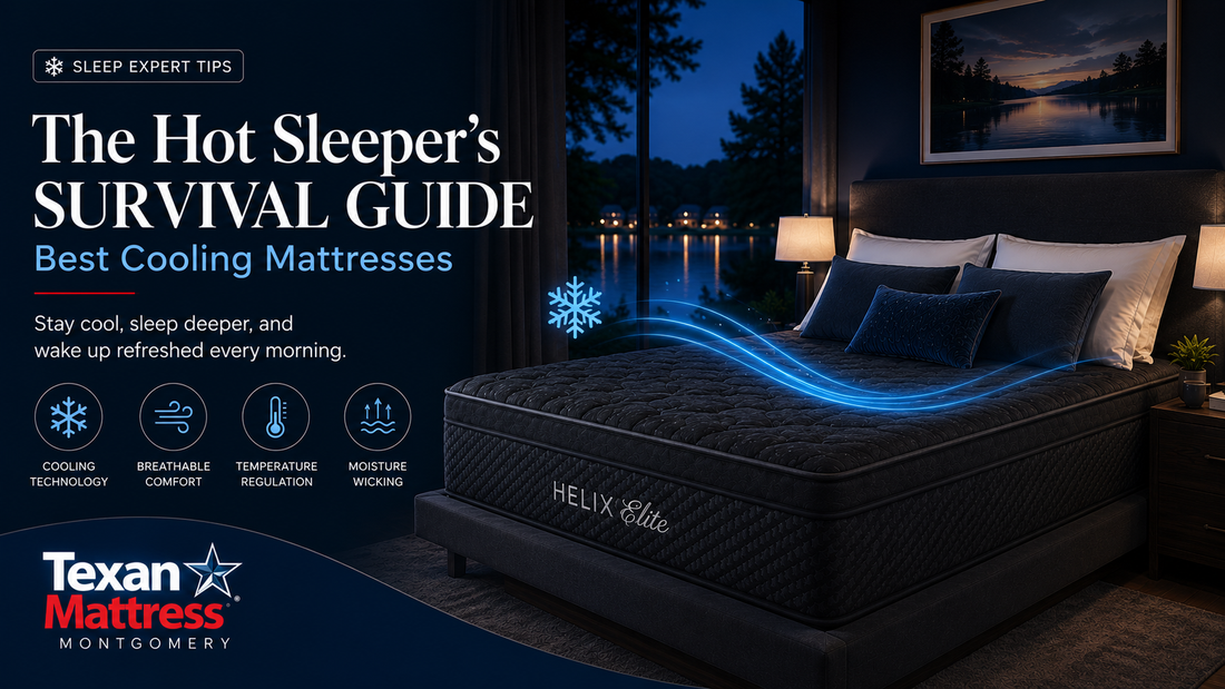 The hot sleeper's survival guide - best cooling mattresses in Montgomery, TX