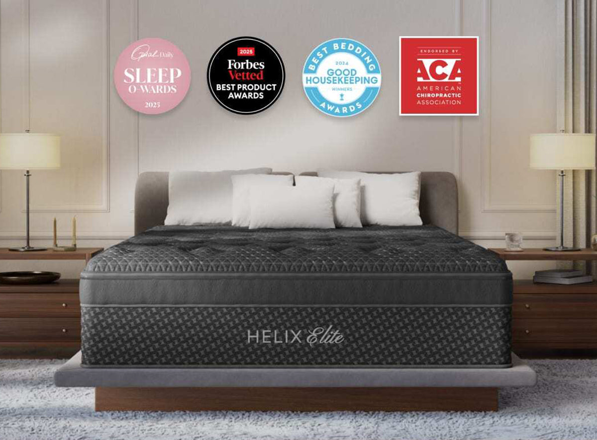 Helix Midnight Elite cooling hybrid mattress
