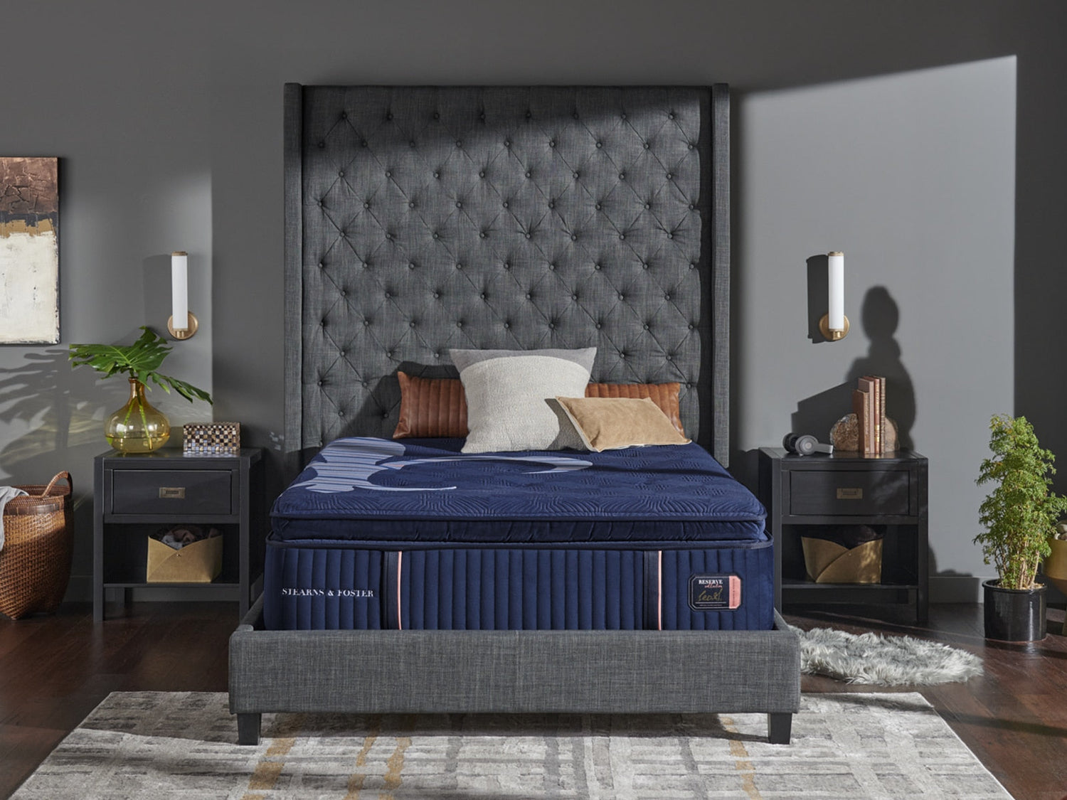 Stearns & Foster Reserve plush euro pillow-top mattress