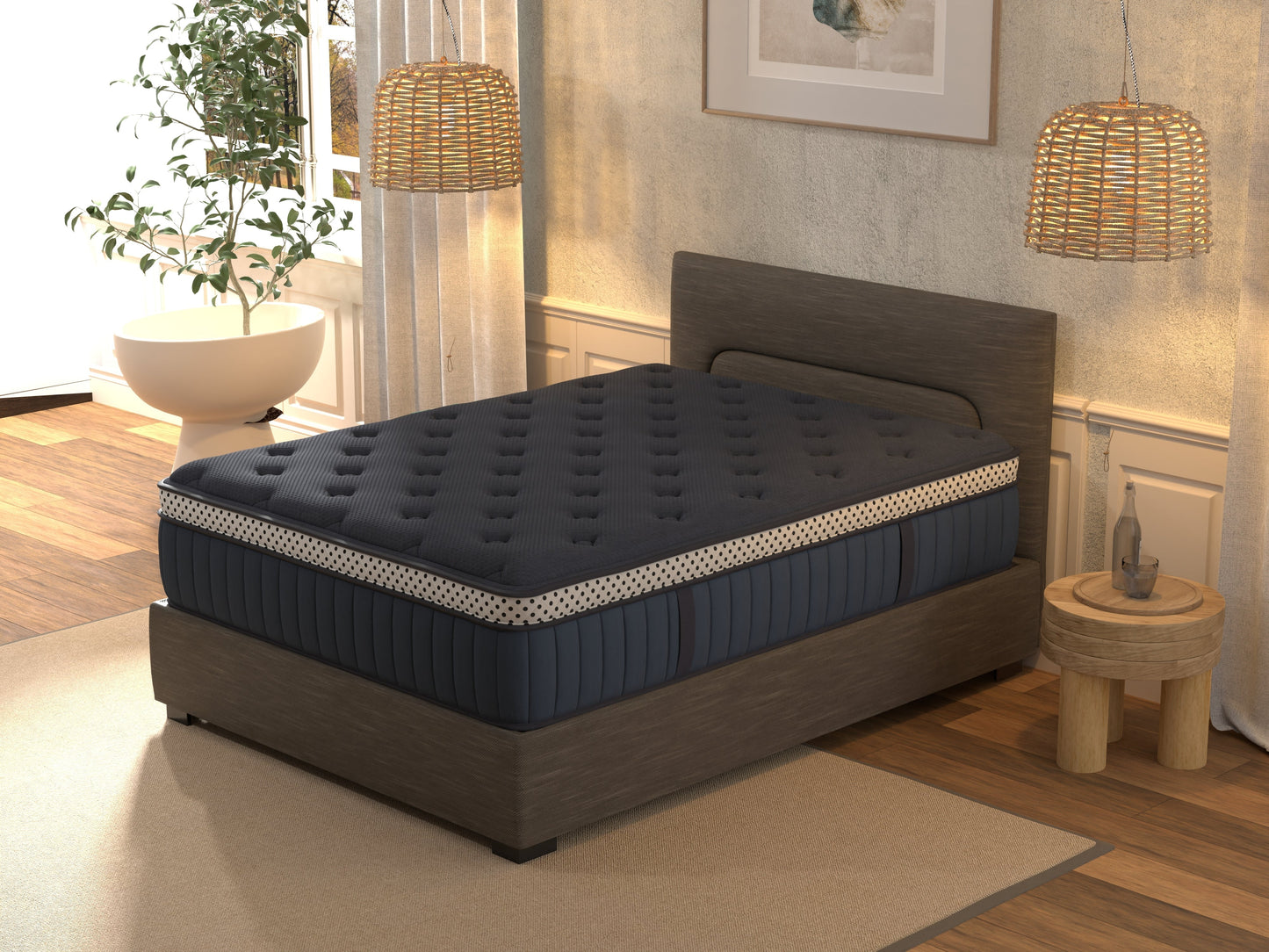 The WinkBed Blue S1 15" Mattress | Plush Latex Hybrid