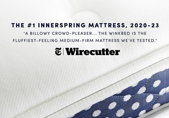 The WinkBed hybrid mattress set up in a residential bedroom for sale at Texan Mattress in Magnolia, TX.