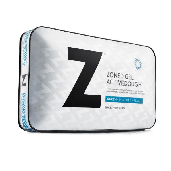 Malouf® Zoned ActiveDough™ + Cooling Gel Pillow - Free Nationwide Shipping