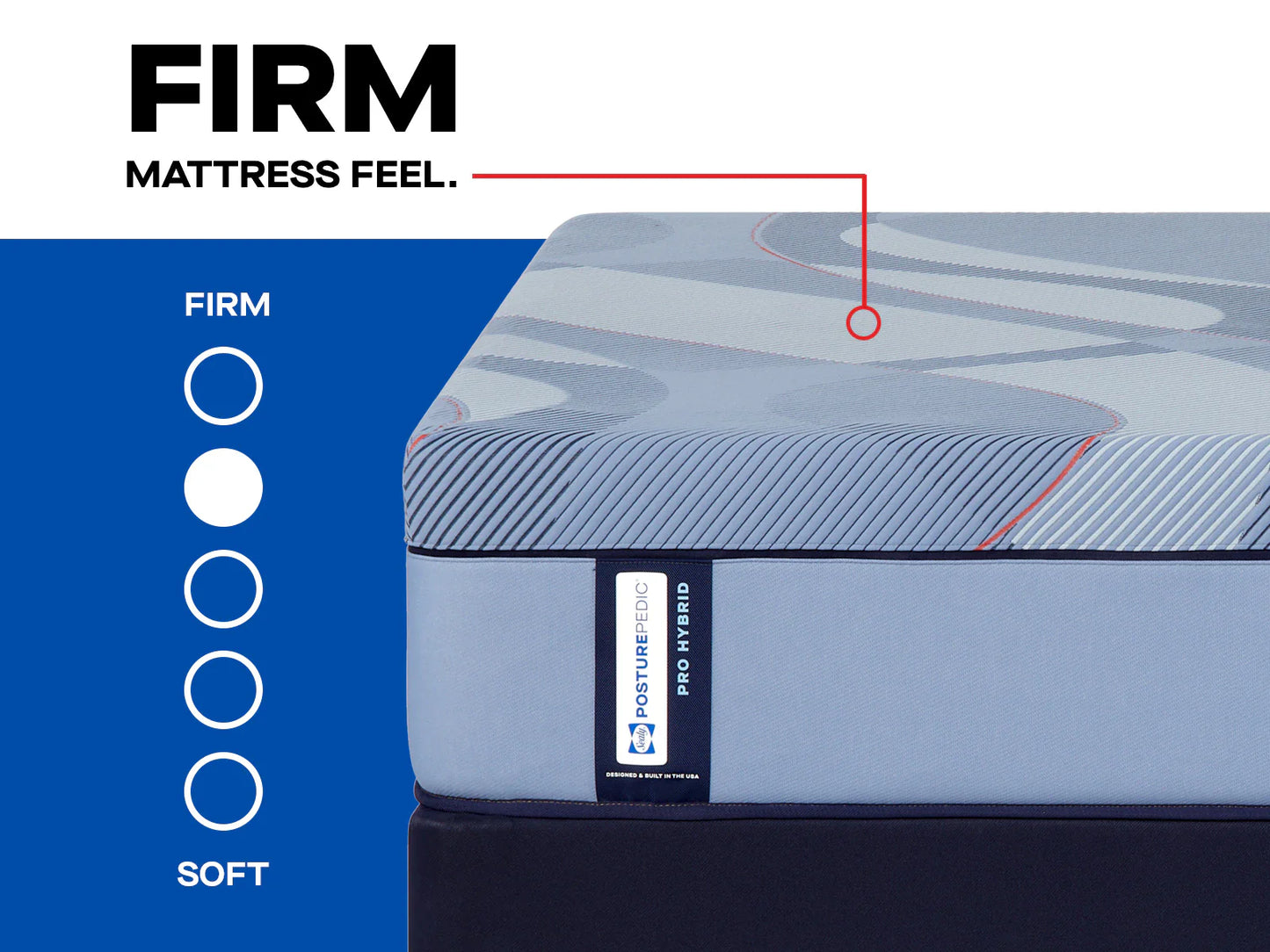 Sealy Posturepedic® Pro Hybrid DuPont (Lacey) 13" Firm Mattress
