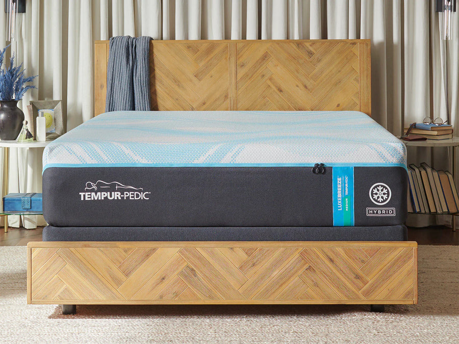 Tempur-Pedic TEMPUR-LuxeBreeze 13-inch medium hybrid cooling mattress - Texan Mattress Montgomery, TX
