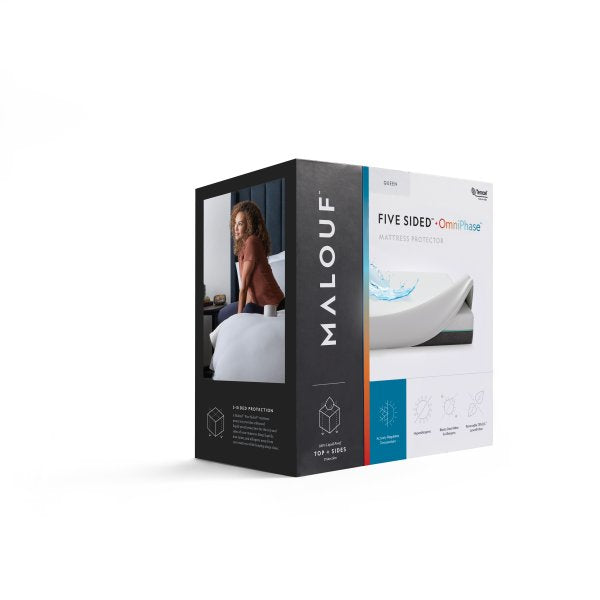 FIVE SIDED™ + OMNIPHASE™ MATTRESS PROTECTOR