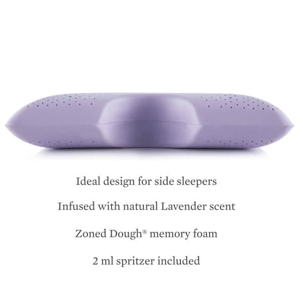 Malouf® Z™ Shoulder Cutout Zoned Dough™ + Lavender Aromatherapy Pillow