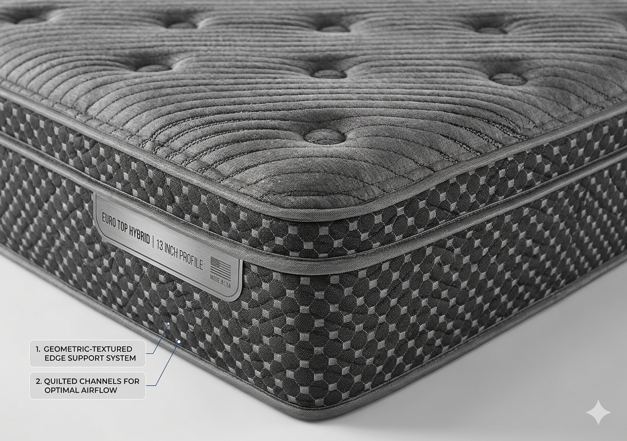 13" Euro Top Hybrid | Plush Pillow Top | Texan Mattress