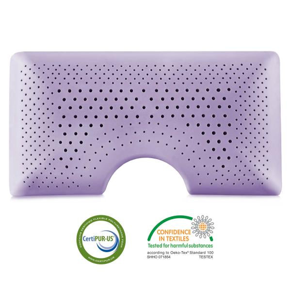 Malouf® Z™ Shoulder Cutout Zoned Dough™ + Lavender Aromatherapy Pillow