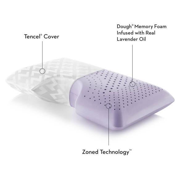 Malouf® Z™ Shoulder Cutout Zoned Dough™ + Lavender Aromatherapy Pillow