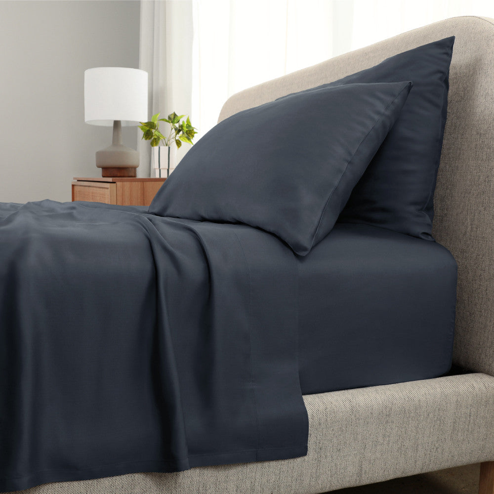 Cariloha Aloha Soft Bamboo Sheet Set in Cape Blue