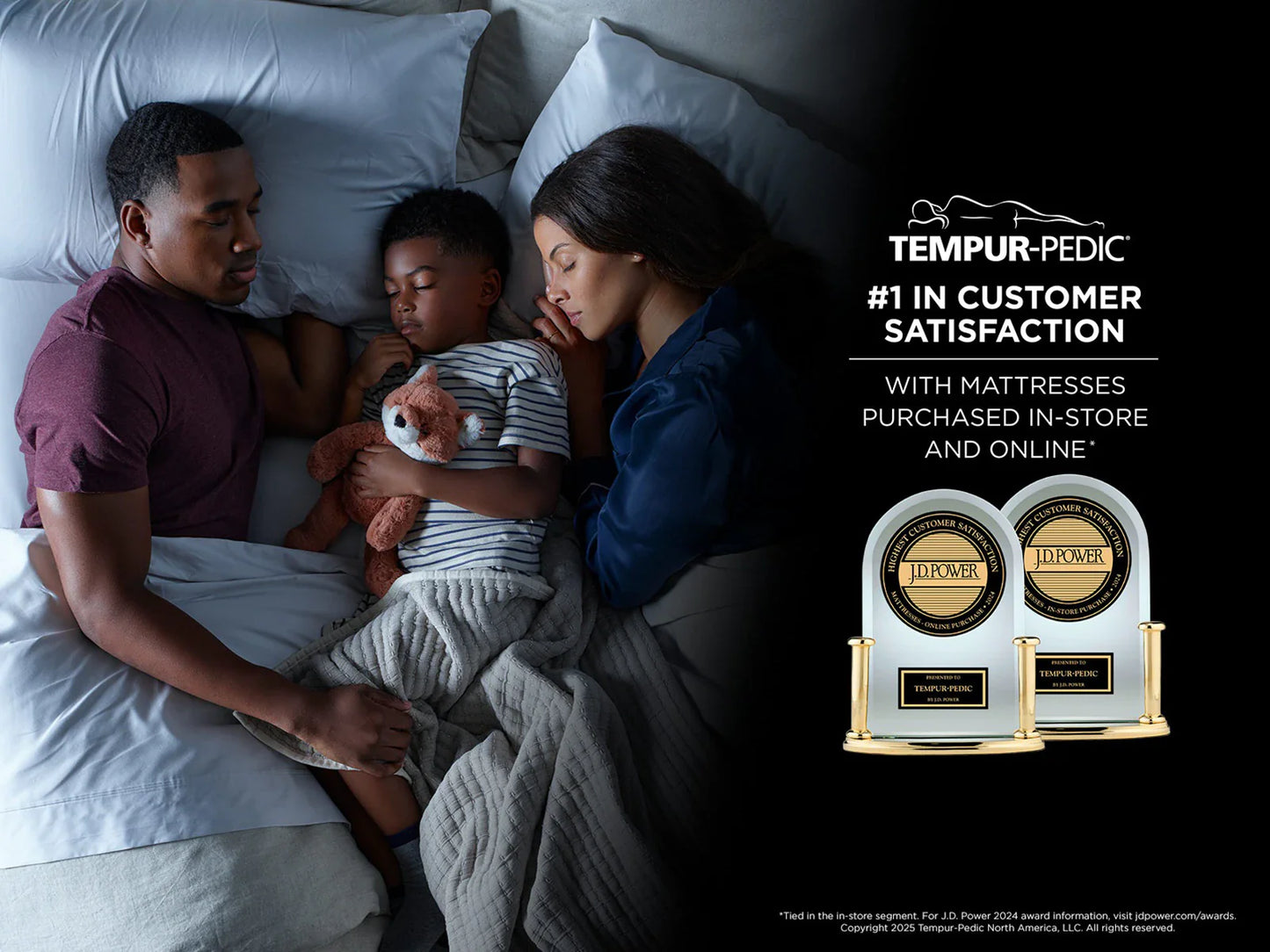 TEMPUR-LuxeBreeze® Medium Hybrid 13" Mattress