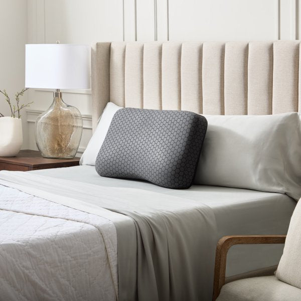 Malouf HEXCURVE™ Pillow | Ergonomic Side Sleeper Cooling Pillow