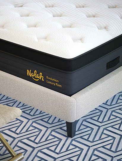 Nolah Evolution 15” Mattress | Pressure-Relief Hybrid for Side Sleepers - corner and handles detail