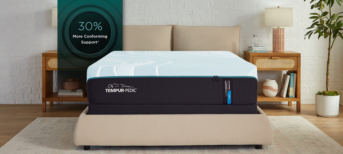 Tempur-Pedic TEMPUR-LuxeAdapt mattress, ultimate pressure relief - Texan Mattress Montgomery, TX