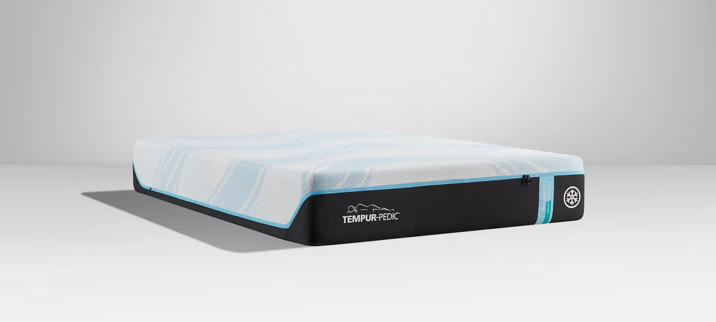 Sleeper resting on the TEMPUR-ProBreeze cooling mattress