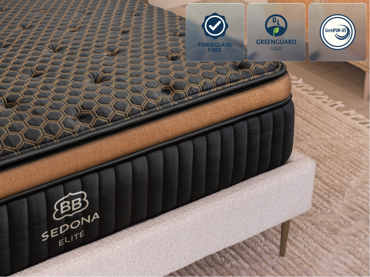 Brooklyn Bedding Sedona LX Elite Hybrid Mattress | Luxury Latex Cooling Hybrid
