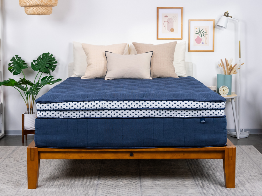 WinkBed Blue S2 17-inch luxury latex hybrid mattress - Texan Mattress Montgomery, TX