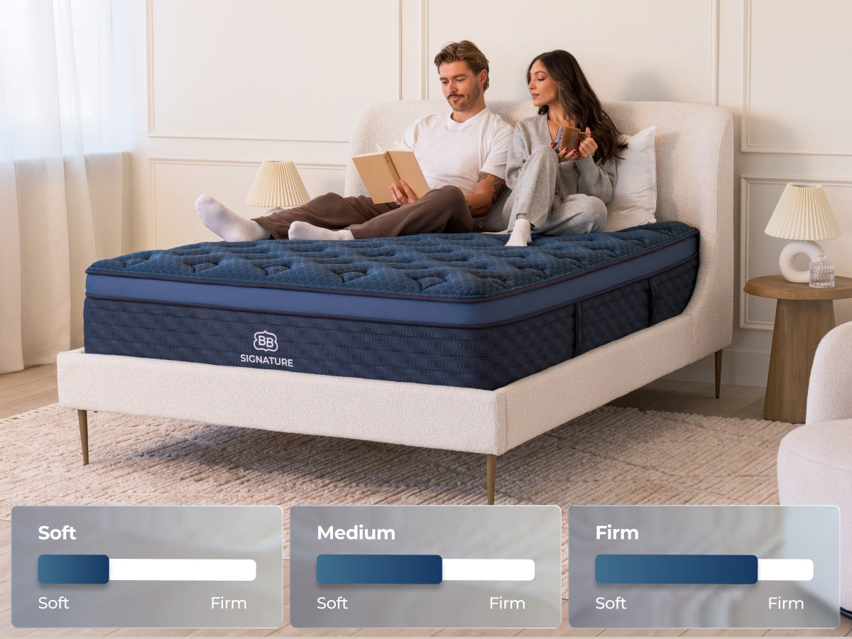 Brooklyn Bedding Signature Hybrid Mattress | Best-Value Cooling Hybrid - firmness options