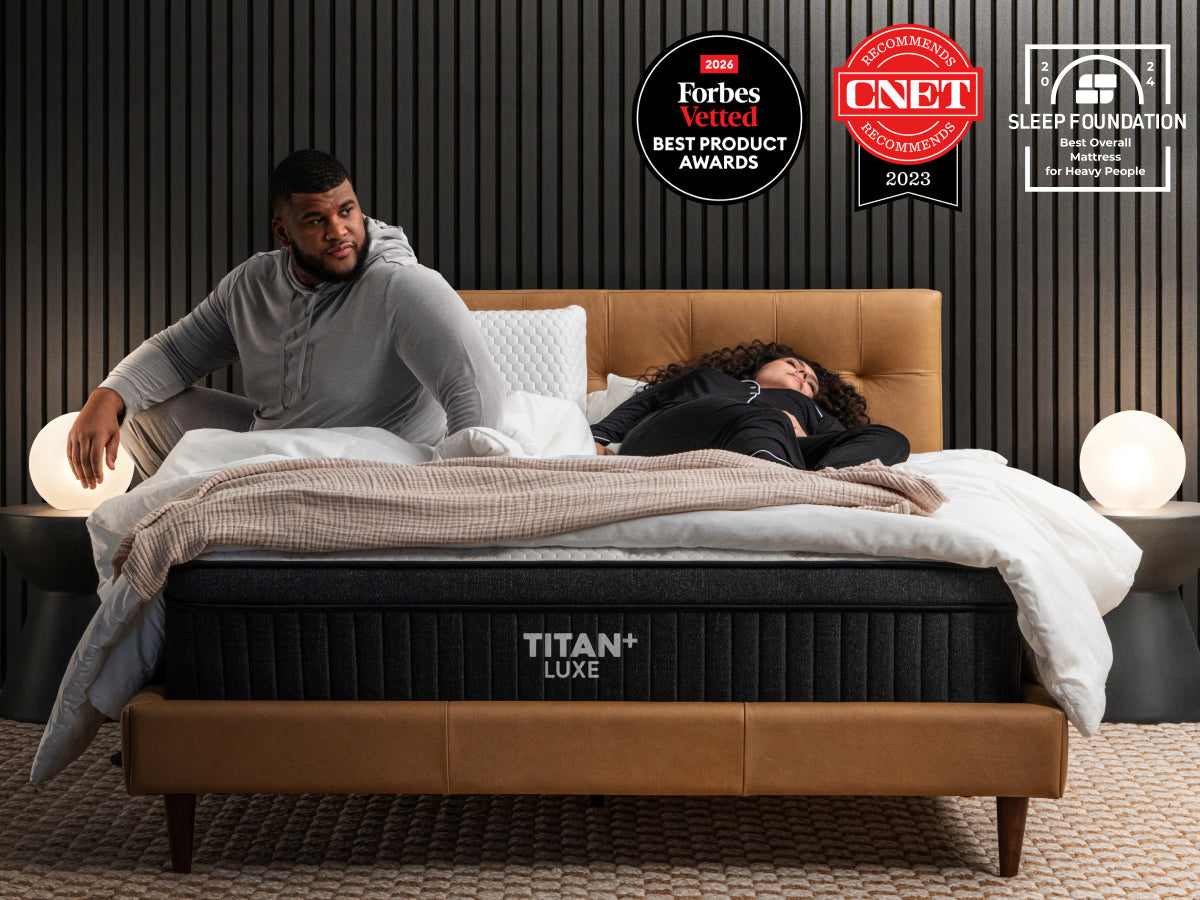 Brooklyn Bedding Titan Plus Luxe Mattress | Heavy-Duty Hybrid for Plus-Size Sleepers