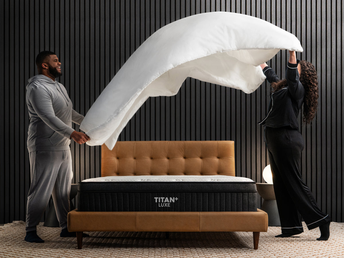 Brooklyn Bedding Titan Plus Luxe Mattress | Heavy-Duty Hybrid for Plus-Size Sleepers - firmness