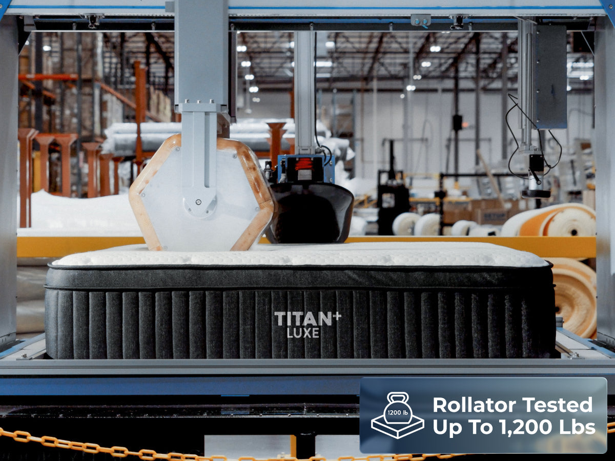 Brooklyn Bedding Titan Plus Luxe Mattress | Heavy-Duty Hybrid for Plus-Size Sleepers - lifestyle