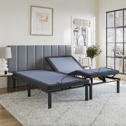 BT2500 adjustable bed base in a bedroom setting - Texan Mattress Montgomery, TX