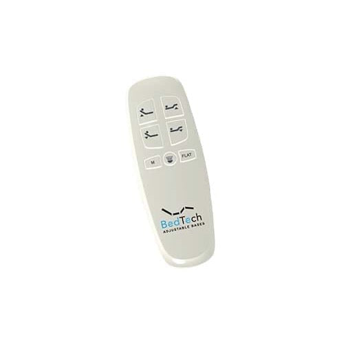 BT2000 adjustable base raised to head-up position with mattress