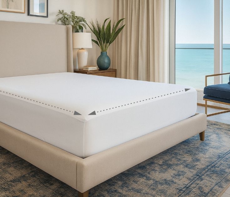 Cariloha Resort Bamboo Sheet Set corner-to-corner fit