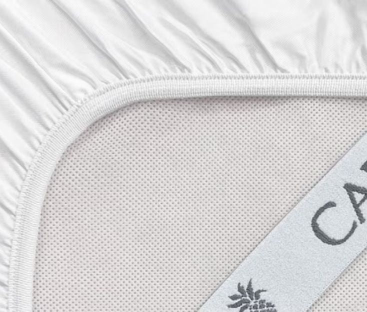 Cariloha Classic Bamboo Sheet Set fitted sheet border detail