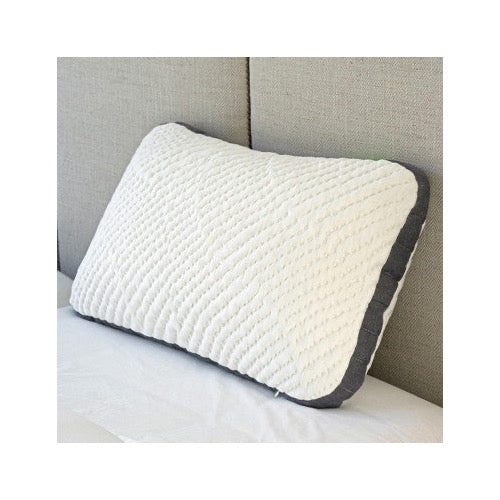 Cariloha Flex Pillow on a bed