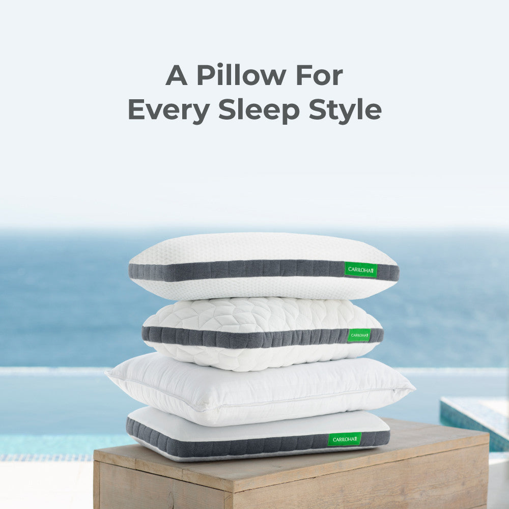 Cariloha pillow comparison by sleep style