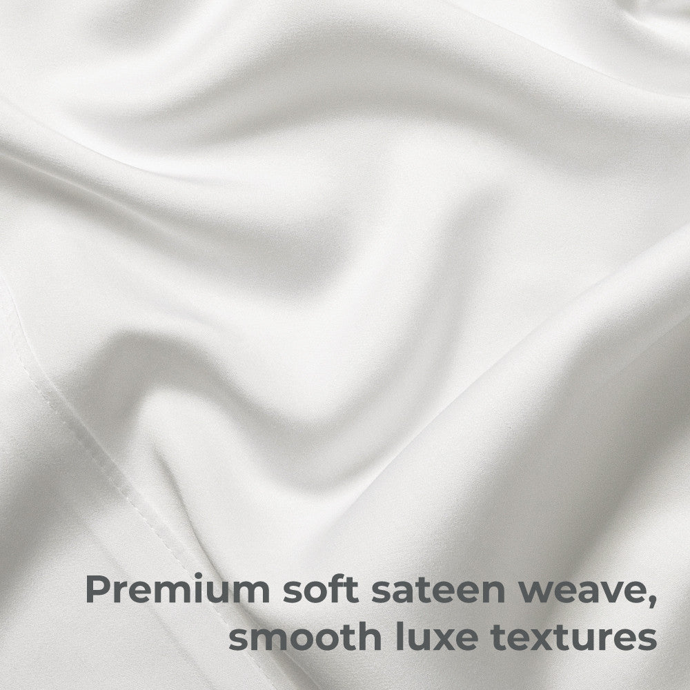 Cariloha Resort Bamboo Pillowcase Set sateen weave detail