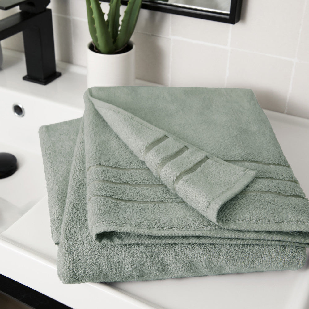 Cariloha Resort Bamboo Towels in Ocean Mist