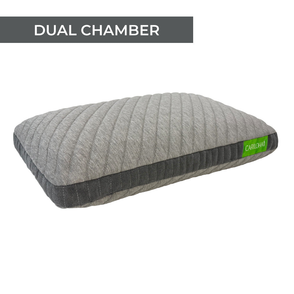 Cariloha Retreat Pillow dual-chamber design