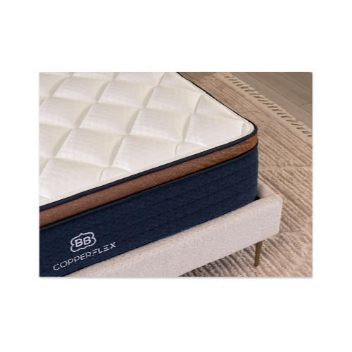 CopperFlex 14-inch Pro Hybrid mattress edge support and side profile
