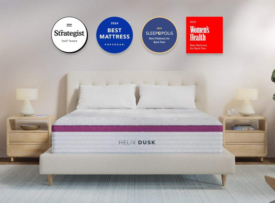 Helix Dusk hybrid mattress - Texan Mattress Montgomery, TX