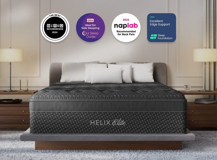 Helix Twilight Elite hybrid mattress - Texan Mattress Montgomery, TX