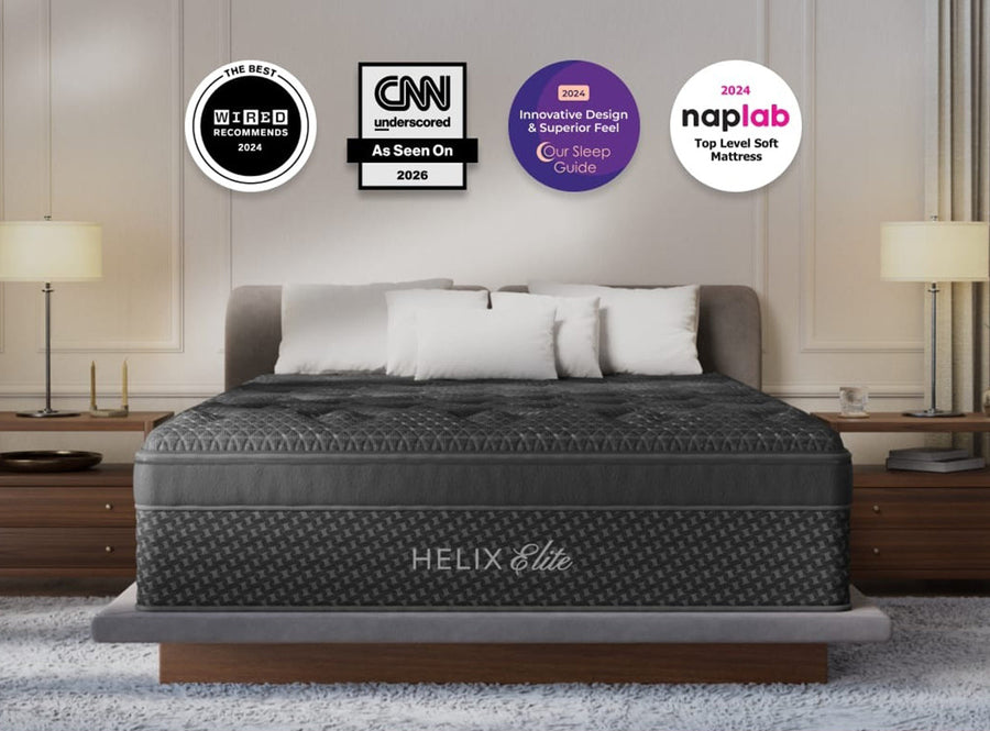 Helix Moonlight Elite hybrid mattress - Texan Mattress Montgomery, TX