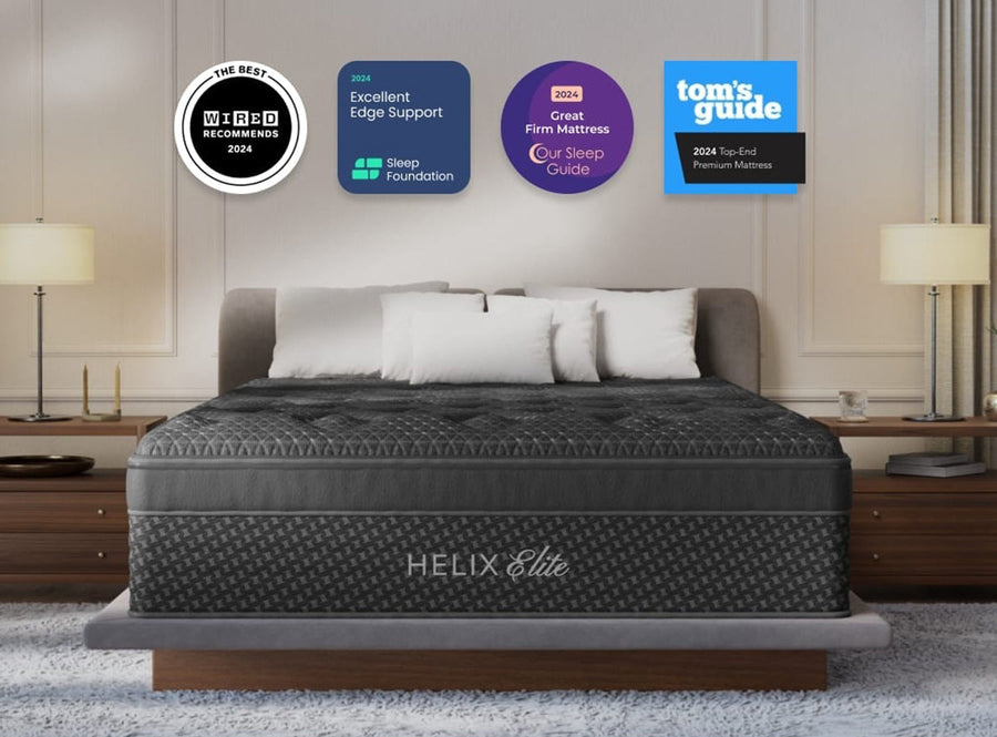 Helix Dawn Elite hybrid mattress - Texan Mattress Montgomery, TX