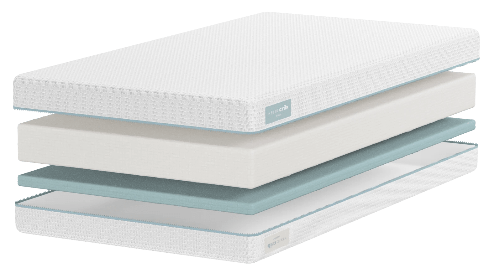 Helix Crib Mattress two-sided layer construction