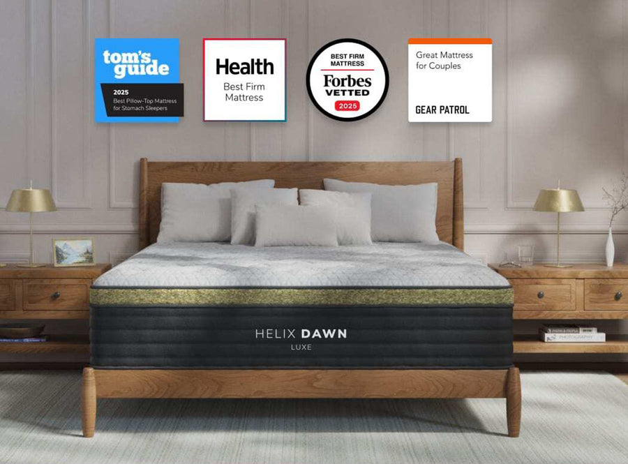 Helix Dawn Luxe hybrid mattress - Texan Mattress Montgomery, TX