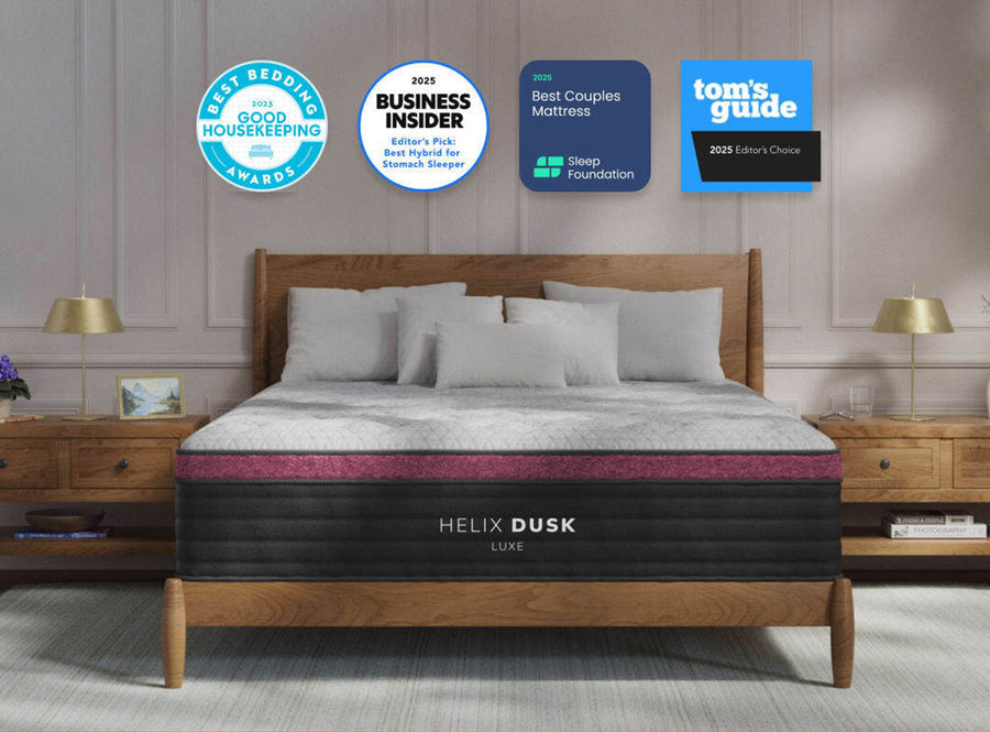 Helix Dusk Luxe hybrid mattress - Texan Mattress Montgomery, TX