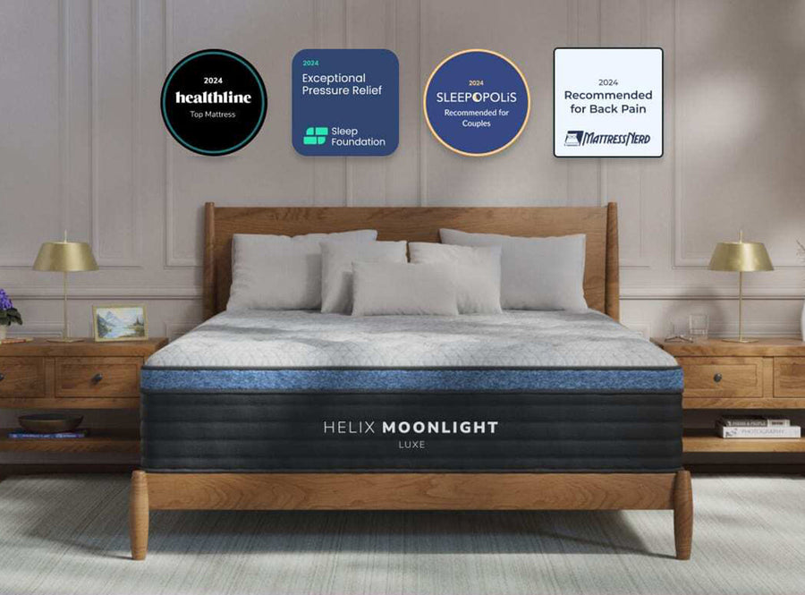 Helix Moonlight Luxe hybrid mattress - Texan Mattress Montgomery, TX