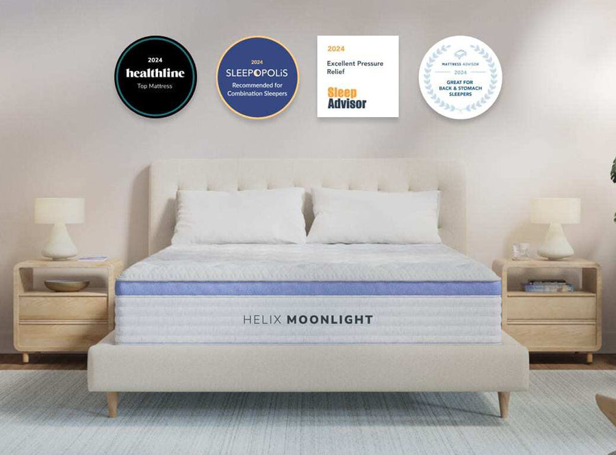 Helix Moonlight hybrid mattress - Texan Mattress Montgomery, TX