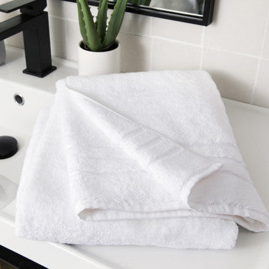 Cariloha Resort Bamboo Towel in White