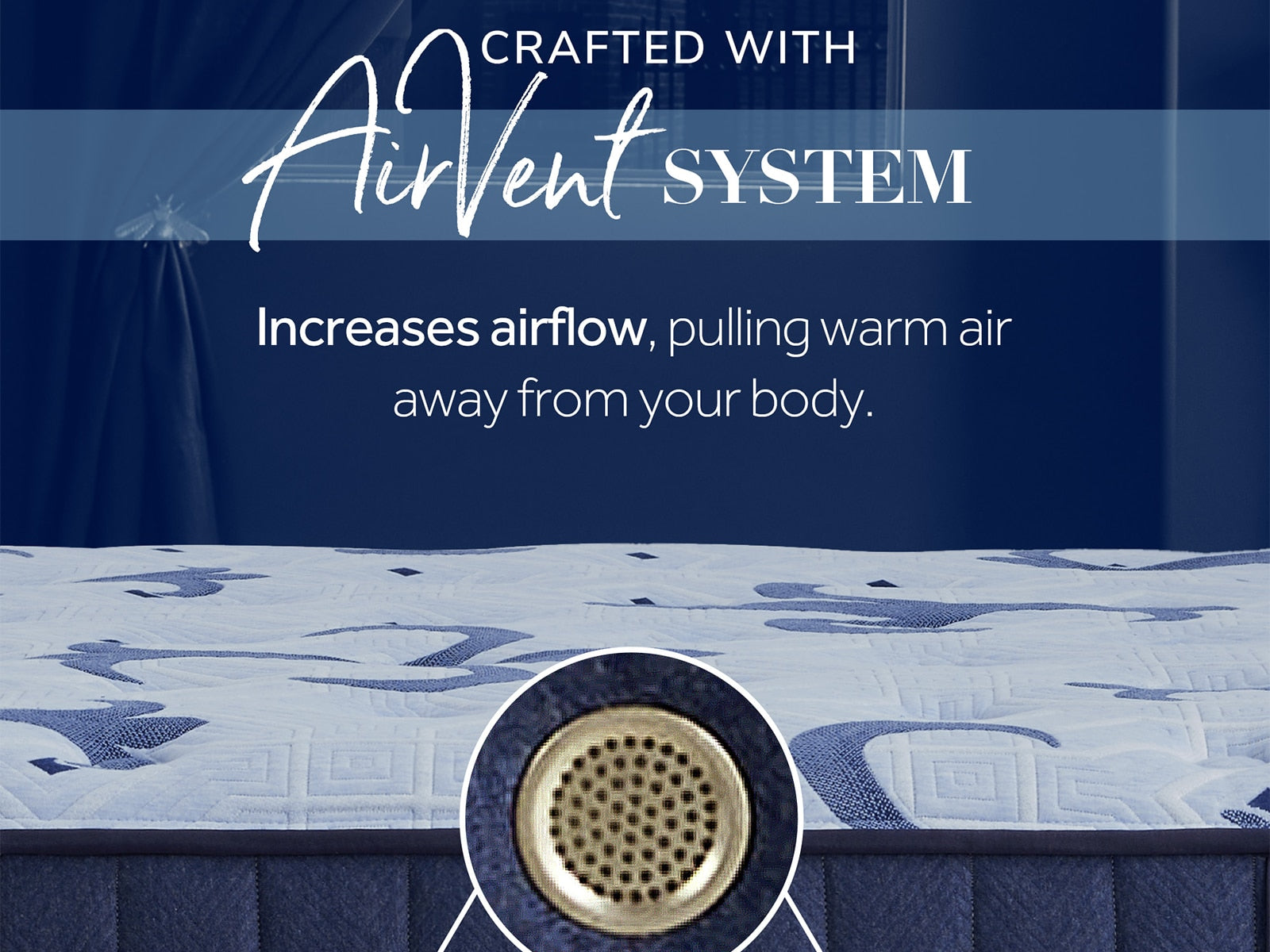 Stearns & Foster Estate IntelliCoil HD support and comfort layers
