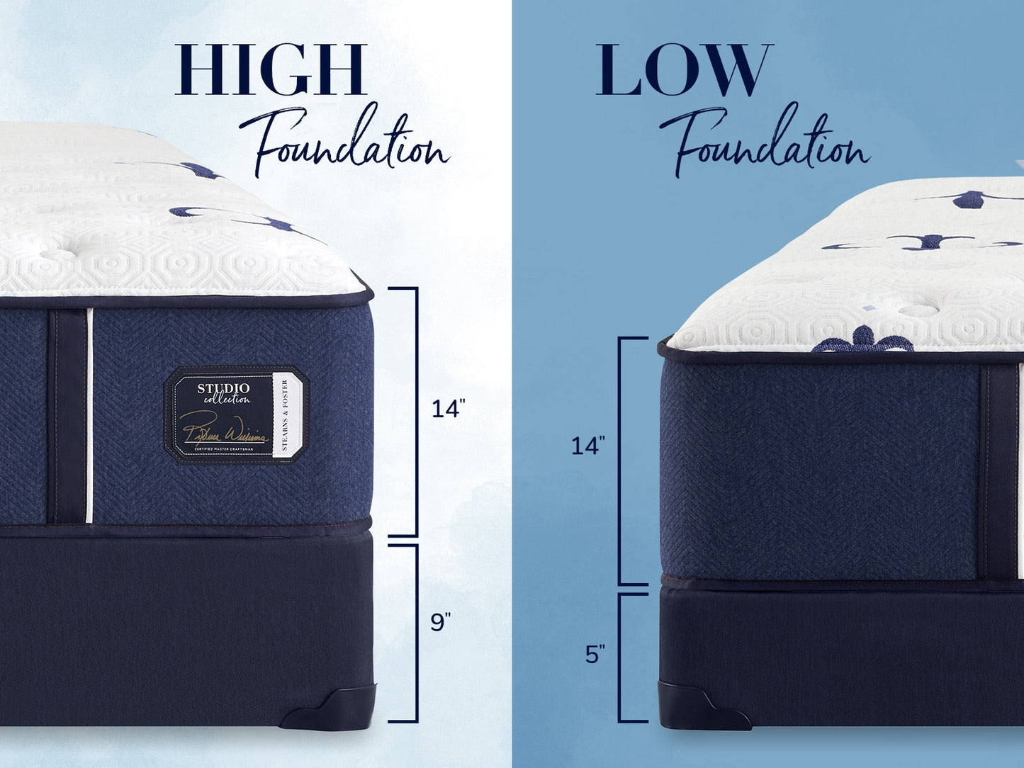 Stearns & Foster Studio 14" Medium Mattress | Magnolia TX