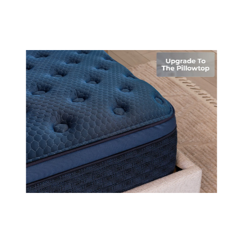 Sleeper resting on the Signature Cloud pillow-top hybrid mattress