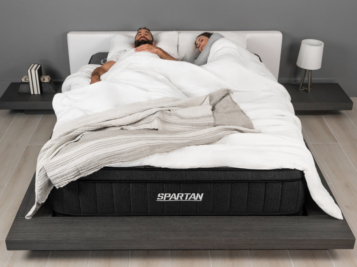 Brooklyn Bedding Spartan Mattress, people sleeping